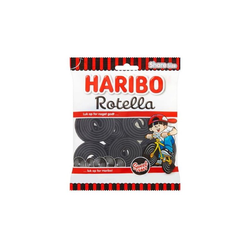 HARIBO ROTELLA  GOMMOSE  LIQUIRIZIA 16501 80 GR 5 PZ