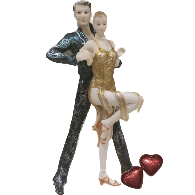 You and Me 'Coppia Ballerini 15 h + 2 Baci di Cioccolato 1 pz