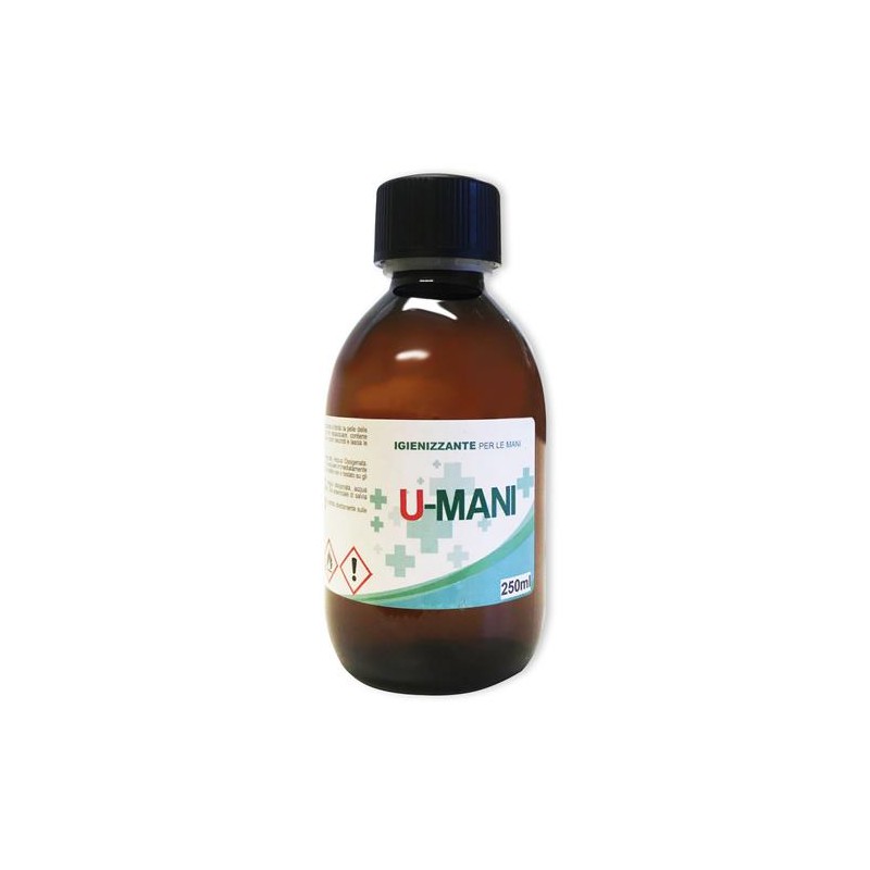 Igienizzante u-mani gel flacone  250 ml 1 pz