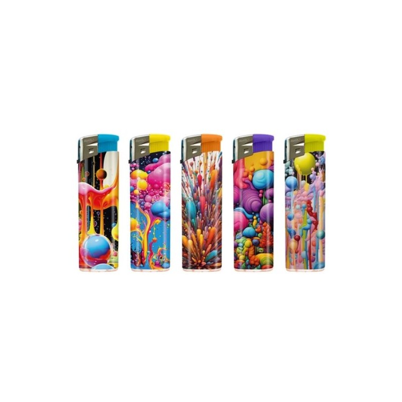 Accendini atomic elettronici color 3648091 50 pz
