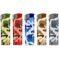 Accendini atomic elettronici mimetico 3648064 50 pz