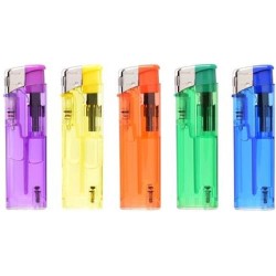 Accendini Atomic Elettronici Trasparente art.3648010 50 pz