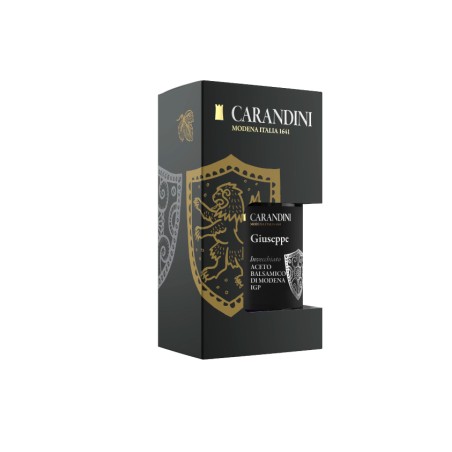 ACETO BALSAMICO MODENA IGP INVECCHIATO 'GIUSEPPE' IN SCATOLA 60%MOSTO D'UVA D.1,20 250 ML  1 PZ