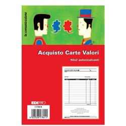 ACQUISTO CARTE VALORI 2 COPIE ART.5784 5 PZ