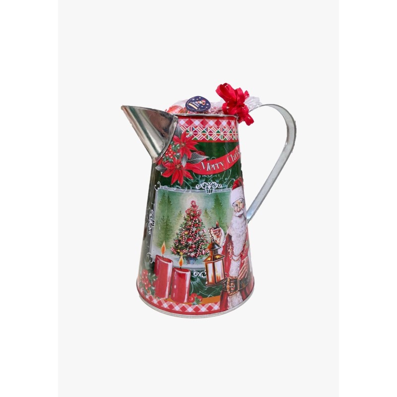 ANNAFFIATOIO LATTA NATALE 21 CM +CIOCCOLATINI  ASSORTITI  100 GR 1 PZ