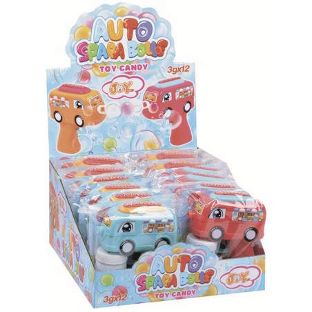 AUTO SPARA BOLLE C/CARAMELLE  ART.596  GR 3 X 12 PZ