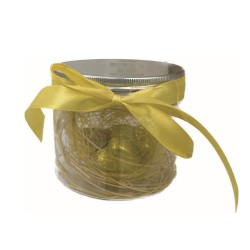 BARATTOLO PET C/COPERCHIO 10X8 370 ML + 3 cioccolatini  1 PZ