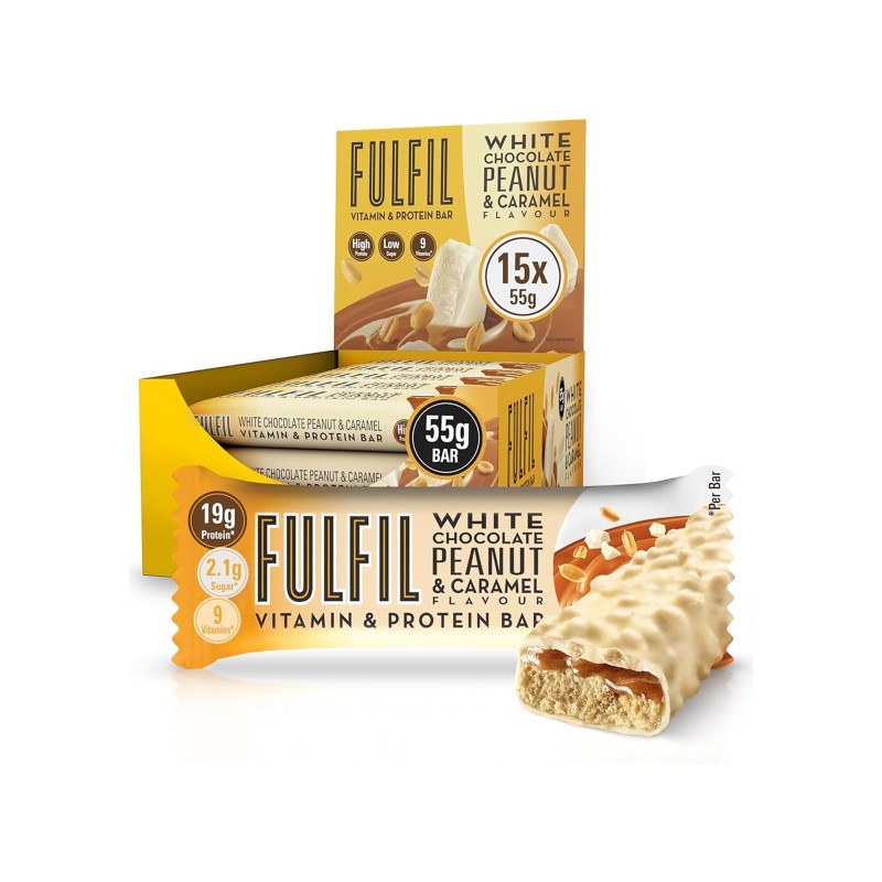 BARRETTA FULFIL VITAMIN&PROTEIN BAR CIOC.LATTE  E CARAMELLO&ARACHIDI   GR 55 X  15 PZ