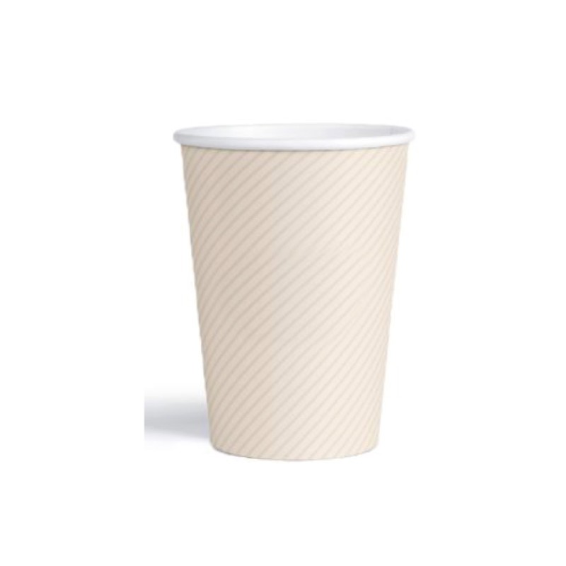 BICCHIERE BIO IN CARTA BEIGE  250 ML ART.132  50 PZ