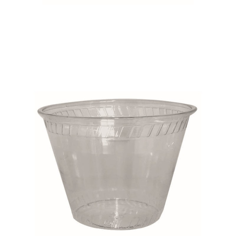 Bicchiere in pet trasparente art.FK-KC90F 266 ml  50 pz