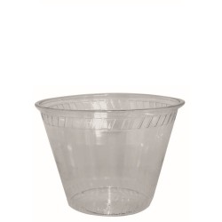 Bicchiere in pet trasparente art.FK-KC90F 266 ml  50 pz