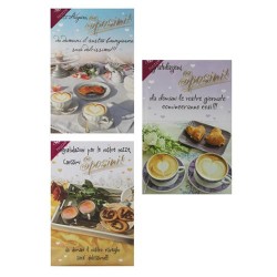 Biglietti buongiorno sposini carta perlata art.3952 12 pz