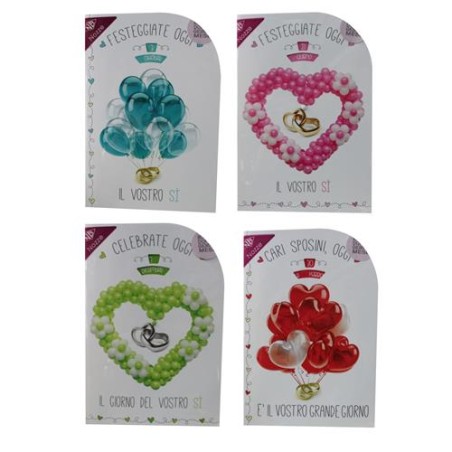 Biglietti il giorno del vostro si' rotella art.3865 12 pz