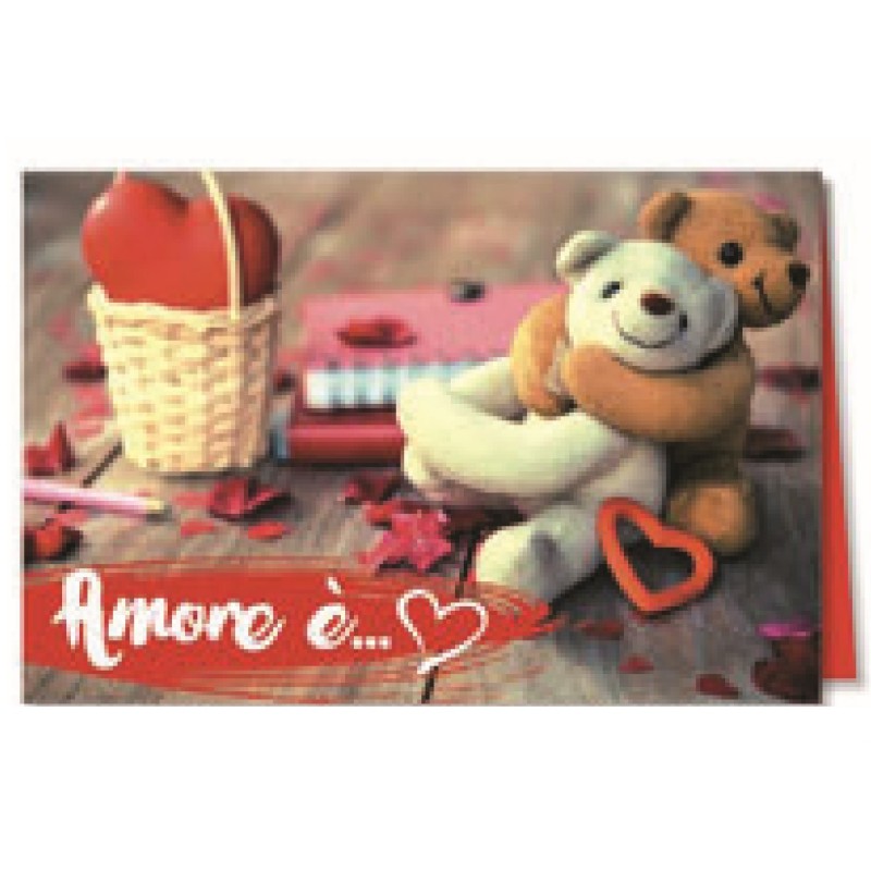 Biglietti l'amore e'  art.4405 6 pz