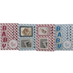 Biglietti nascita baby  art.10108 12 pz