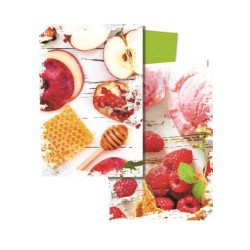 Biglietti senza testo per ogni occasione frutta e dolci  art.5111  6 pz