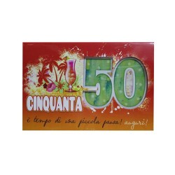Biglietti un augurio per i tuoi 50 anni art.3971 6 pz