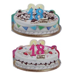 Biglietti una torta per i tuoi 18 anni art.4854 12 pz
