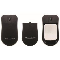Bilancia atomic mini mouse  200gr/0,01gr nero  1 pz
