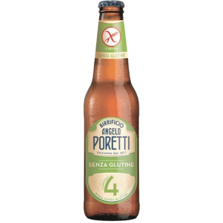 Birra Angelo Poretti 4 Luppoli Senza Glutine 33 cl  24 pz