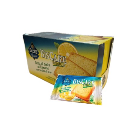 BISCAKE AL LIMONE CON FARINA DI RISO 35 GR X 21 PZ