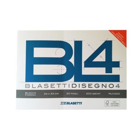 BLOCCO DA DISEGNO BL 4 RUVIDO 24X33 ART.6172 1 PZ
