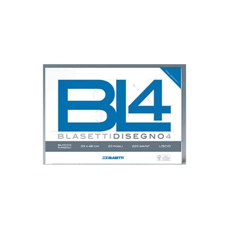 BLOCCO DA DISEGNO BL4 LISCIO 24X33 ART.6173 1 PZ