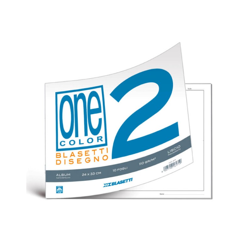 BLOCCO DISEGNO BL 2 LIS.RIQ  24X33 ART.6168  1 PZ