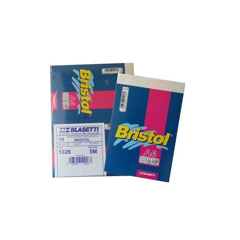 BLOCCO NOTES ART.1026 A 6 10 PZ