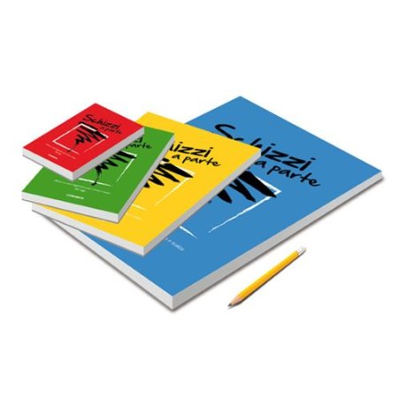 BLOCCO SCHIZZI A PARTE  COD.7125 A4 150 FG 5 PZ