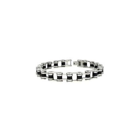 Bracciale uomo zoppini in acciaio nero 64.00  1 pz