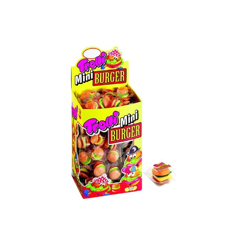 BURGER MINI TROLLI 10 GR X 80 PZ