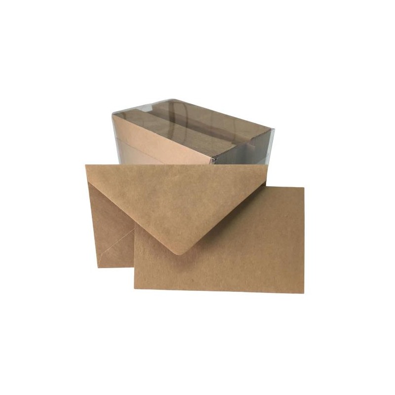 Busta auguri kraft f.to 9 art.e3-0095 9x14 100 pz