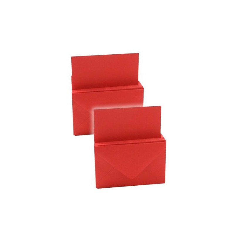 Busta auguri rosso f4 art.e2-005 7x11 100 pz