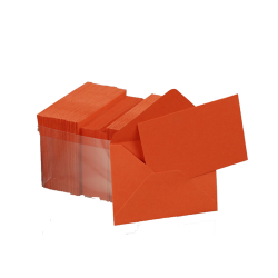 Busta auguri rosso mignon art.e1-0005 6x8  100 pz