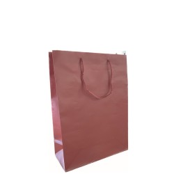 Busta Carta 157 Gr C/Cordoncino Bordeaux 22x29x10 12 Pz