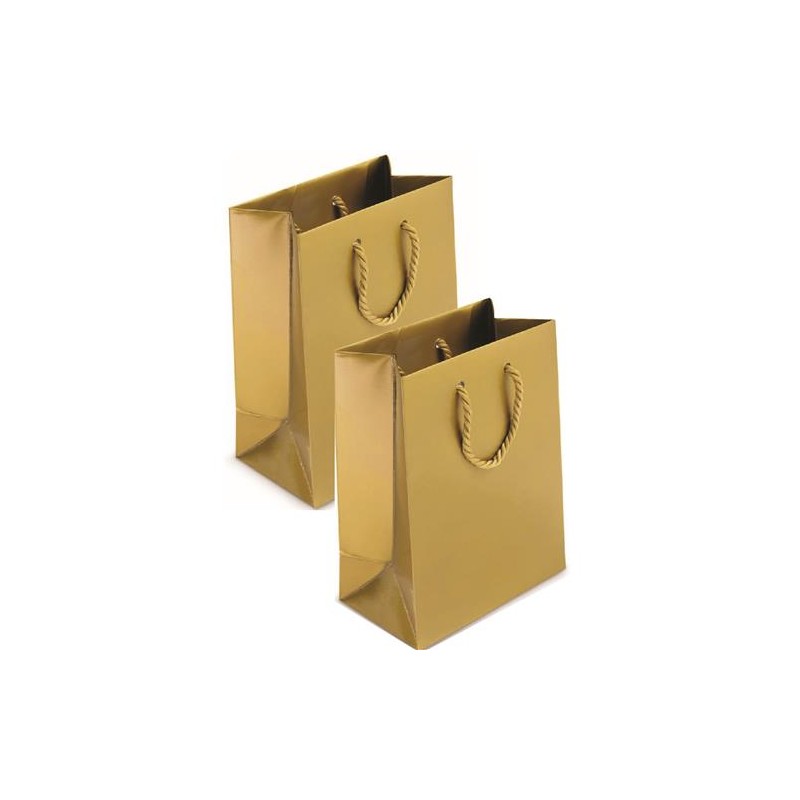 Busta Carta 157 Gr C/Cordoncino Oro 16x19x8 12 Pz