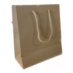 Busta Carta C/Cordoncino Kraft Nature 18x18x17.5 12 Pz