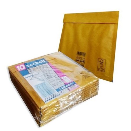 BUSTA IMBOTTITA 709 EST.20X22 INT.16X18 10 PZ