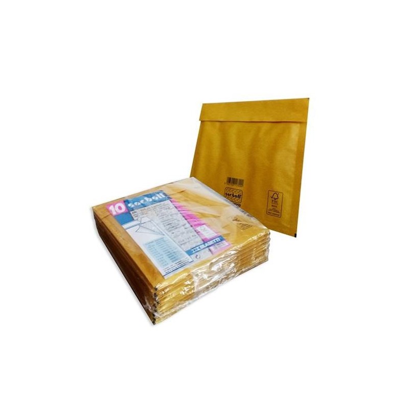 BUSTA IMBOTTITA 709 EST.20X22 INT.16X18 10 PZ