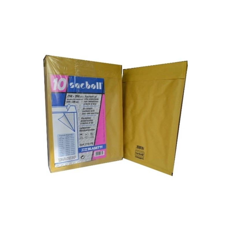 BUSTA IMBOTTITE 714 EST.25X39 INT.22X33 10 PZ