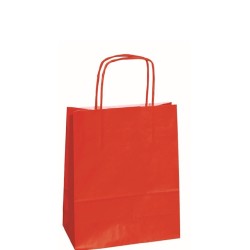 Busta ritorta twisted rosso art.477 22x10x29  25 pz