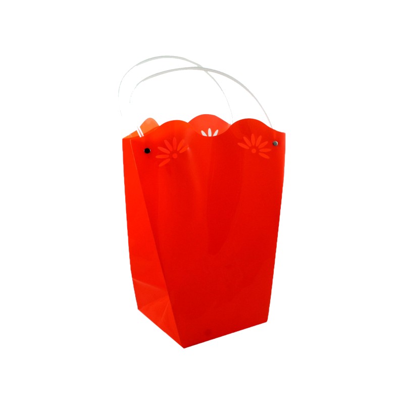 Buste Arancio In Ppl A Vaso C/Manico 25x33x15 1 Pz