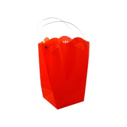 Buste Arancio In Ppl A Vaso C/Manico 25x33x15 1 Pz