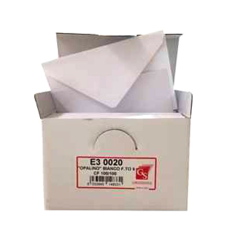 Buste auguri bianco f9 art.e3-0020 9x14 100 pz