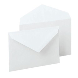 BUSTE BIANCHE 70 GR GOMMATA 12X18  ART.550 40 PZ