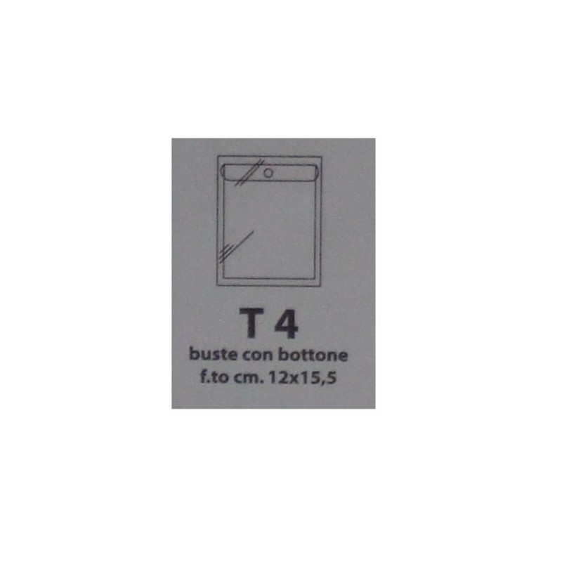 BUSTE CON BOTTONE CM 12 X 15.5 994T 4 10 PZ