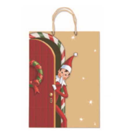 Buste con cordoncino pinocchio natale 30x41x12  art.441 1 pz
