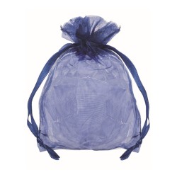 Buste In Organza C/Laccio Milly Blu 12,5x17 20 Pz