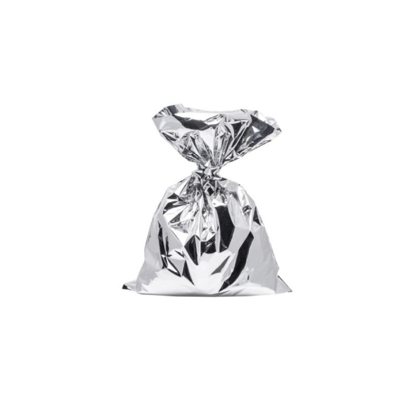 BUSTE METAL SMERLATO ARGENTO BOTTIGLIE ART.U-011ANN 18X50  50 PZ